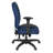 Regency Comfort Series High-Back Multifunctional Fabric Computer Task Chair with Adjustable Arms - Navy Blue-800570392