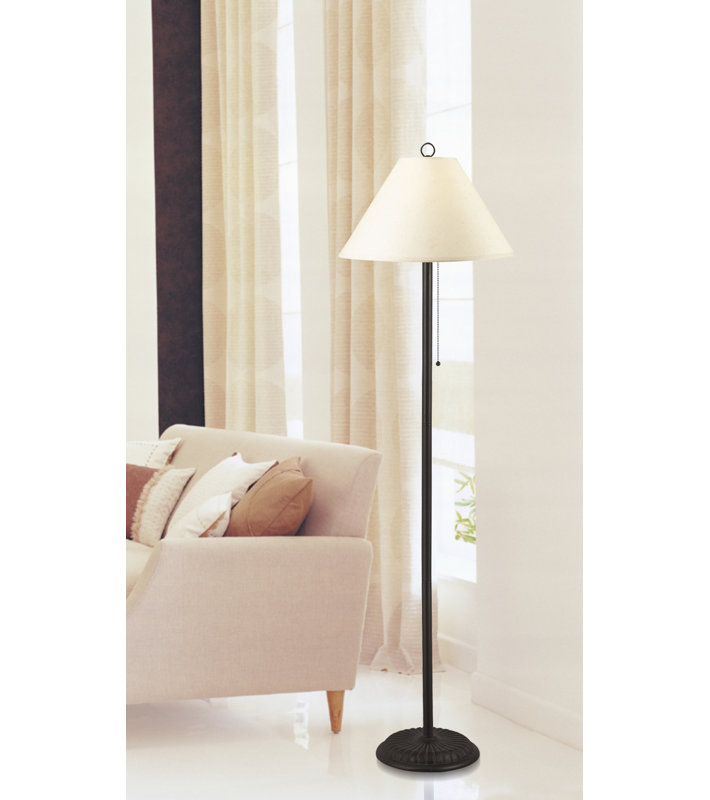 Buharkent 57'' Brown Traditional Floor Lamp