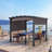 Costway Brown Replacement Canopy for Pergola