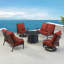Paigan Outdoor 6 - Piece Conversation Set-1800117836