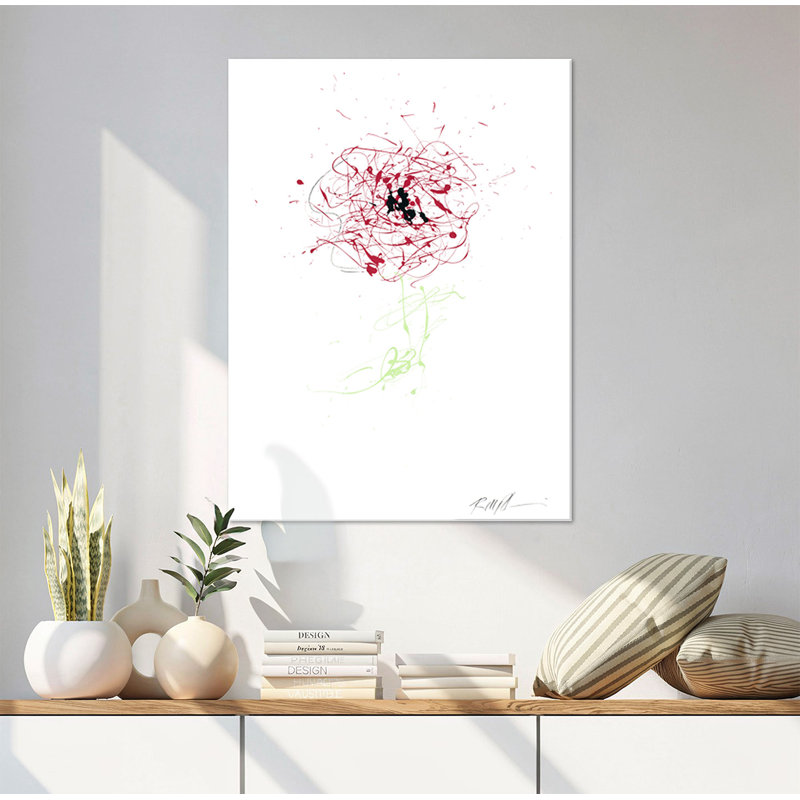 Spatter Flower Print
