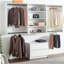 Système d'organisation mural en bois blanc Devi-837329414