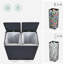 Steel Step On Multi-Compartment Rubbish & Recycling Bin-1988499869-1988499843