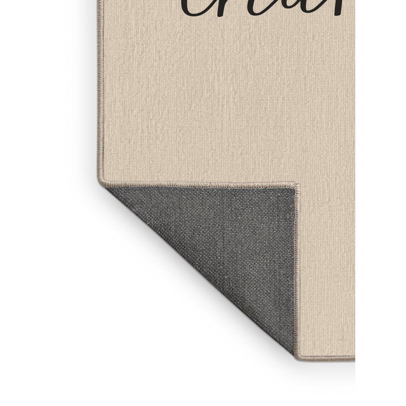 Soft Plush Finke Thanksgiving Modern & Contemporary Abstract Area Rug in Beige – Beige Binding, 7x9