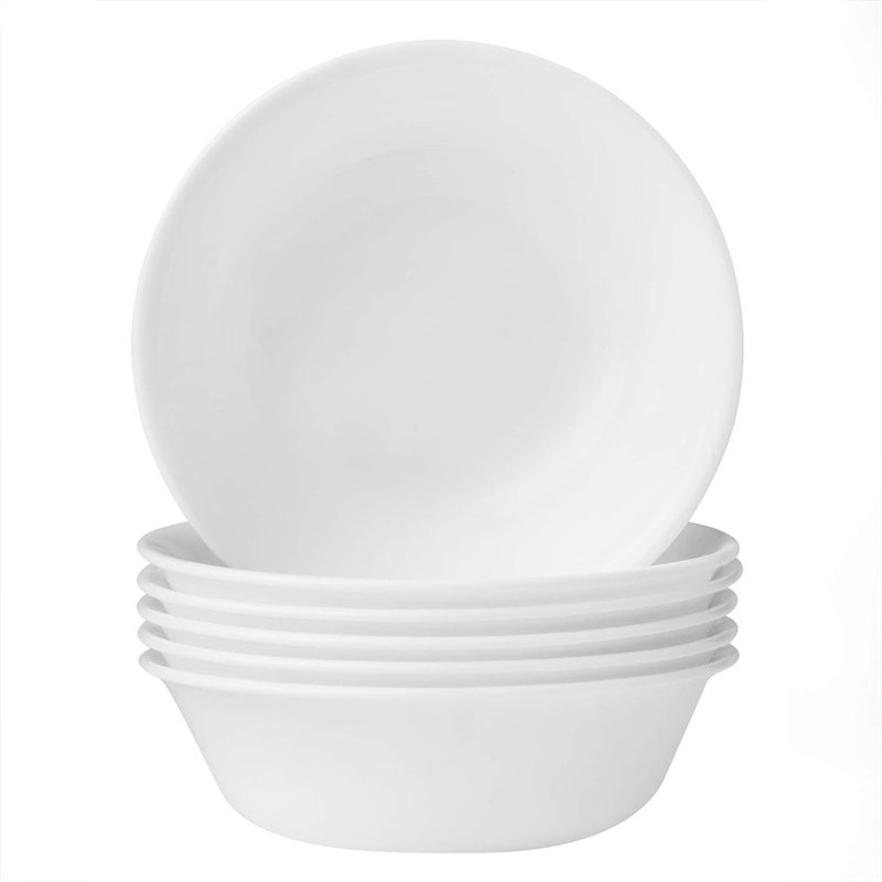 Corelle Winter Frost White 18-ounce Cereal Bowls, 6-pack