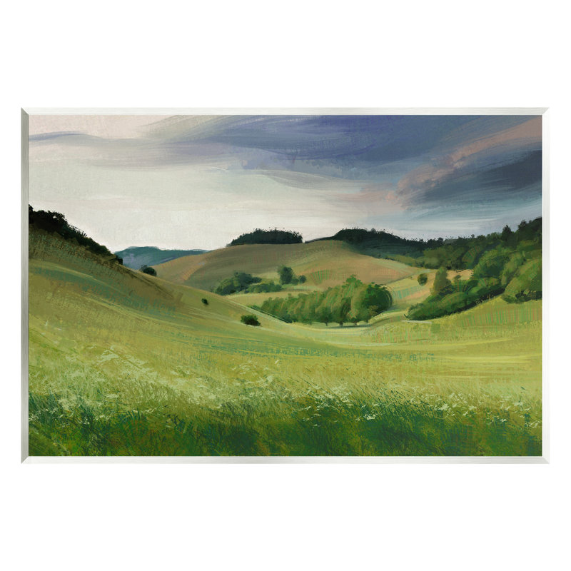 «Rolling Country Hills», Ziwei Li, H 10 po x l 15 po x P 0,5 po