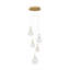 5 - Light Gold LED Cluster Pendant