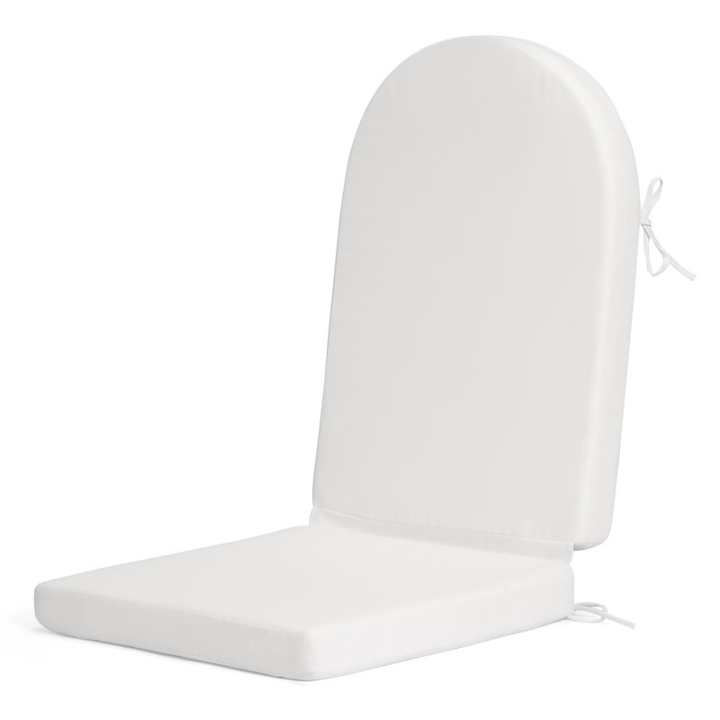 Laguna Outdoor 2.5'' Adirondack Chair Seat / Back Cushion, White