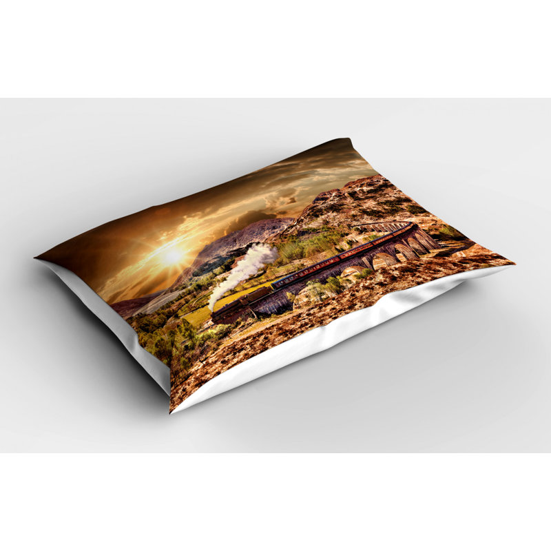 Sun Polyester Sham Set, Twin