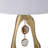 Table Lamp, With White Drum Shade