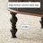 Retro Oval Multi-Functional Storage Coffee Table