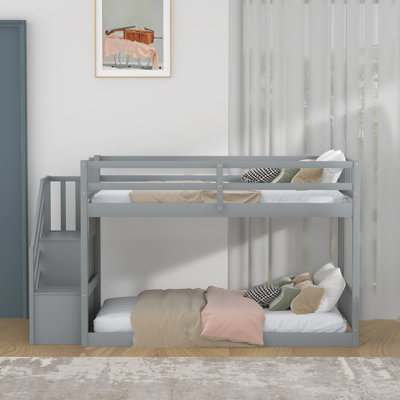 Errick Kids Twin Over Twin Bunk Bed