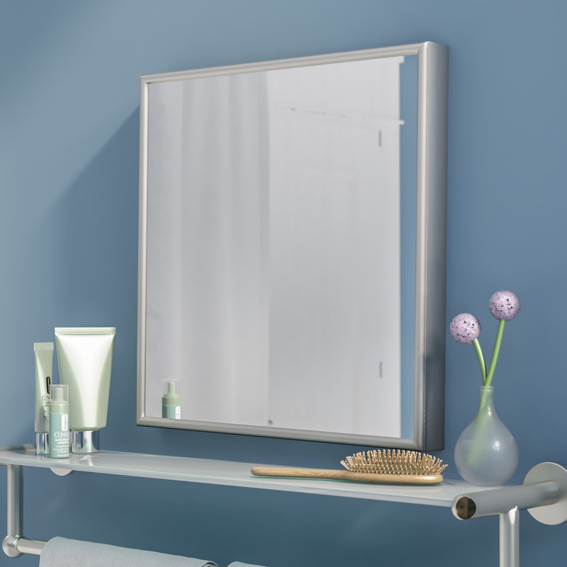Miroir de salle de bain/meuble-lavabo contemporain moderne &, H 12,125 po x l 12,125 po