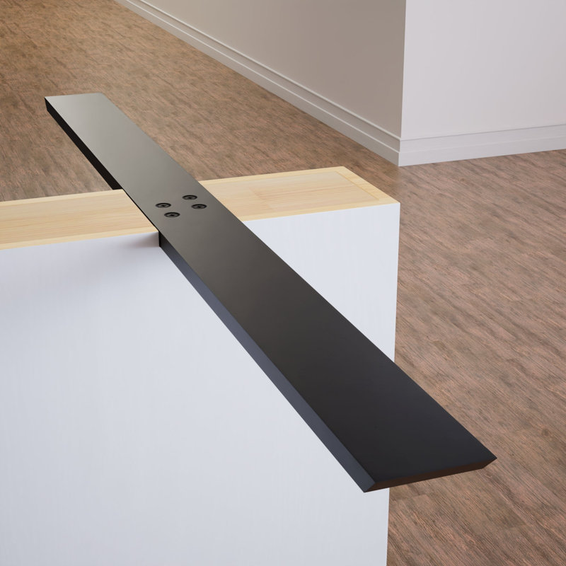 10 po x 2,5 po x 0,50 po - Support de comptoir mural original, H 0,5 po x l 2,5 po x P 10 po
