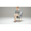 Chaise d'appoint capitonnée en velours l 25,39 po Loi-87868610