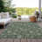 Washable Floral Indoor / Outdoor Rug-109536937