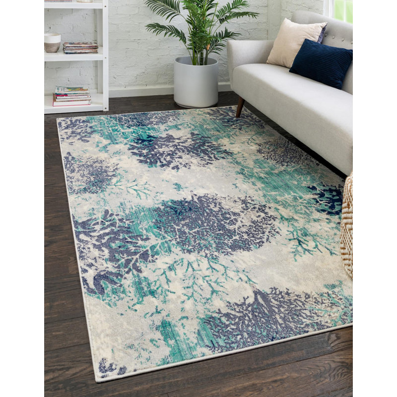 Sutter Polypropylene Plastic Rug, Rectangle 5'3" x 8'