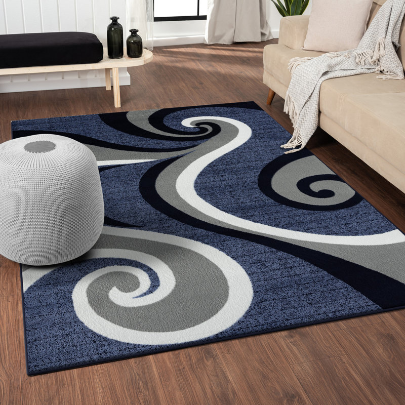 Arlane Abstract Indoor Rug, Rectangle 6'6" x 9'2"