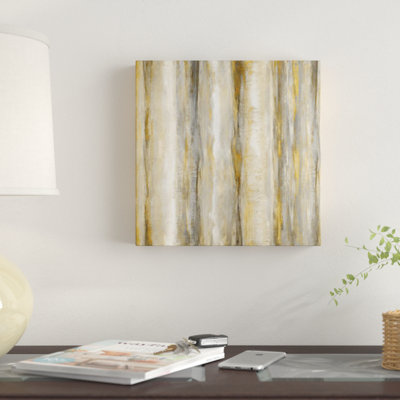 « vertical motion golden », impression sur toile