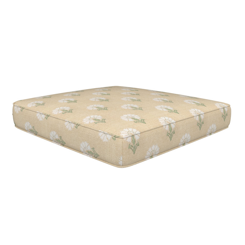 Amala Sunbrella® Outdoor Dining Seat Cushion, Sunbrella® Mira Sunshine