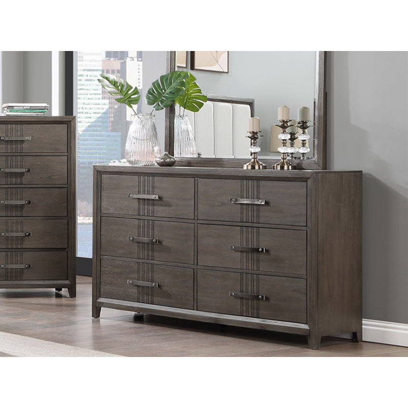 Commode 6 tiroirs Kawona