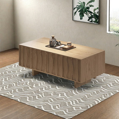 Ancient style rectangular coffee table