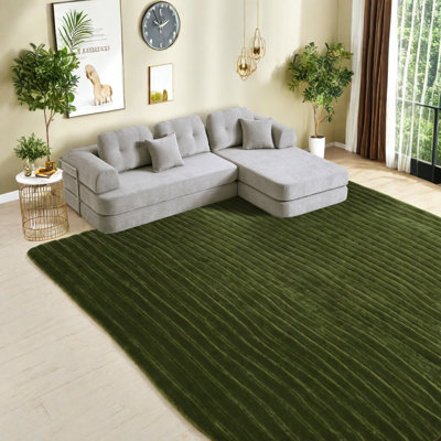 Large Modular Linen Sofas, Modern Boneless Design For Home And Family