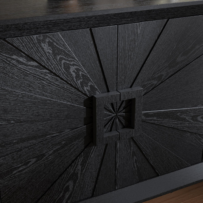 Buffets en bois rustique de qualité supérieure, Noir