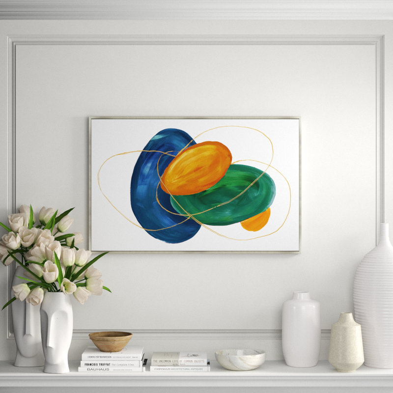 Inviter I Print by Ann Duffy, 31.5" H x 48.5" W x 1.5" D, Image Gel Brush
