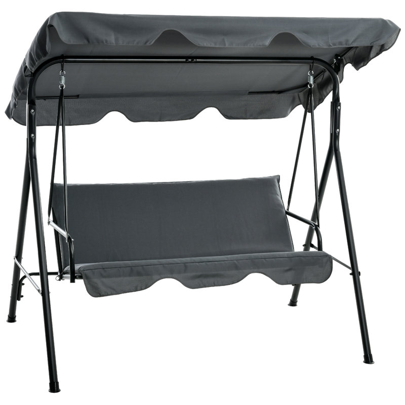 Hermione 3 Person Porch Swing with Canopy