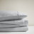 300 Thread Count Organic Cotton Grey 100% Organic Cotton Farwell Silky Soft Deep Pocket 4-Piece Queen Sheet Set-118182991-118182985