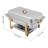 2.38Gal Stainless Steel Rectangular Food Chafing Dish