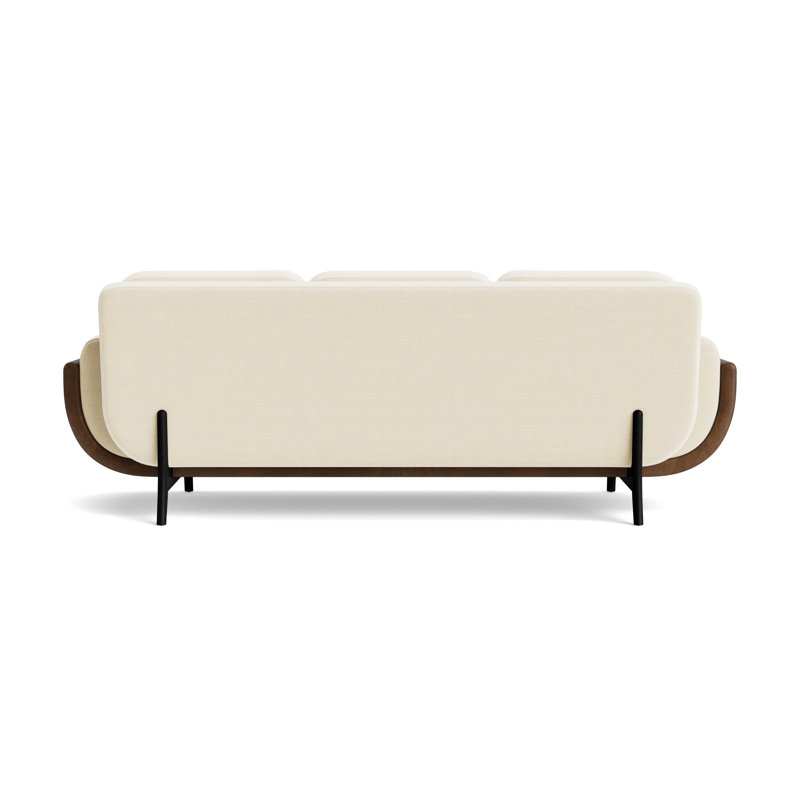Regatta 100 Sofa, Performance Linen - Cream/Bedford - Tobacco, Black