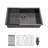 Undermount Single Bowl Kitchen Sink