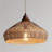 1-Light Rattan Lighting Fixture Handmade-899361881