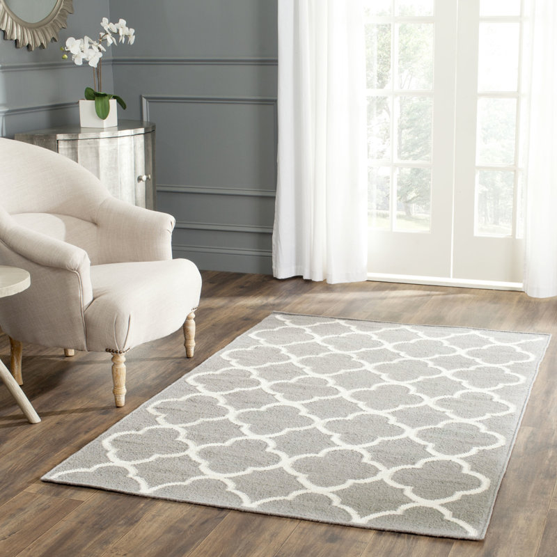 Valenzuela Geometric Wool Hand Woven Area Rug, Rectangle 183 x 274 cm