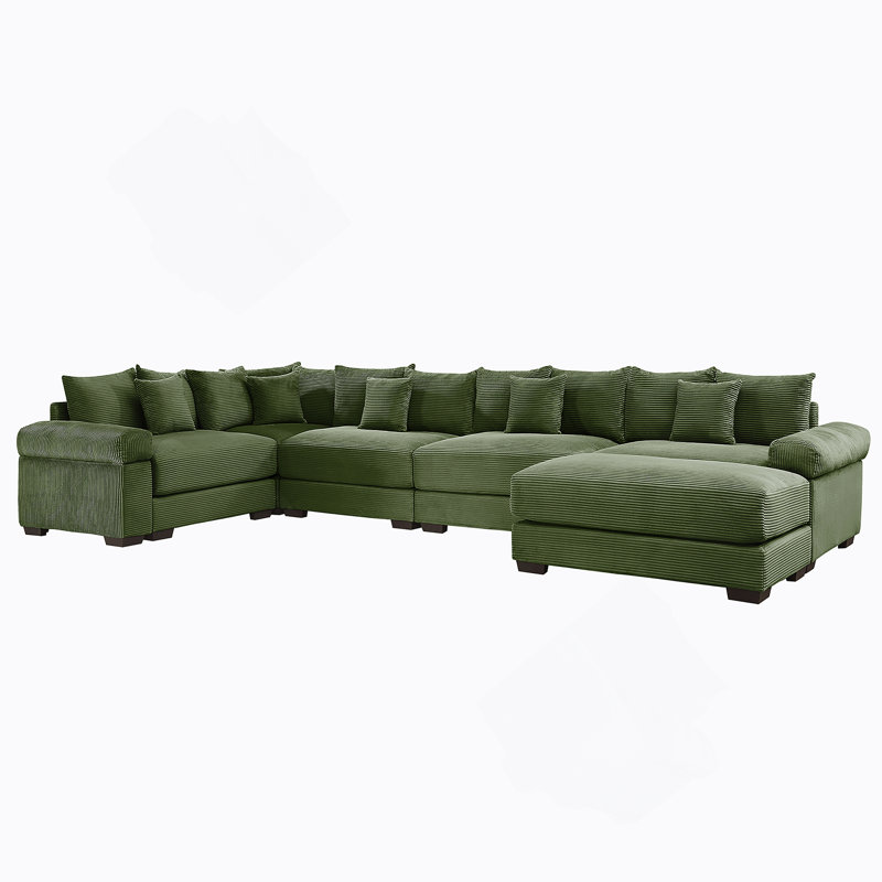 Canapé modulaire surdimensionné Cloud, Vert