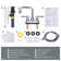 Centerset 2-handle Bathroom Faucet with Drain Assembly