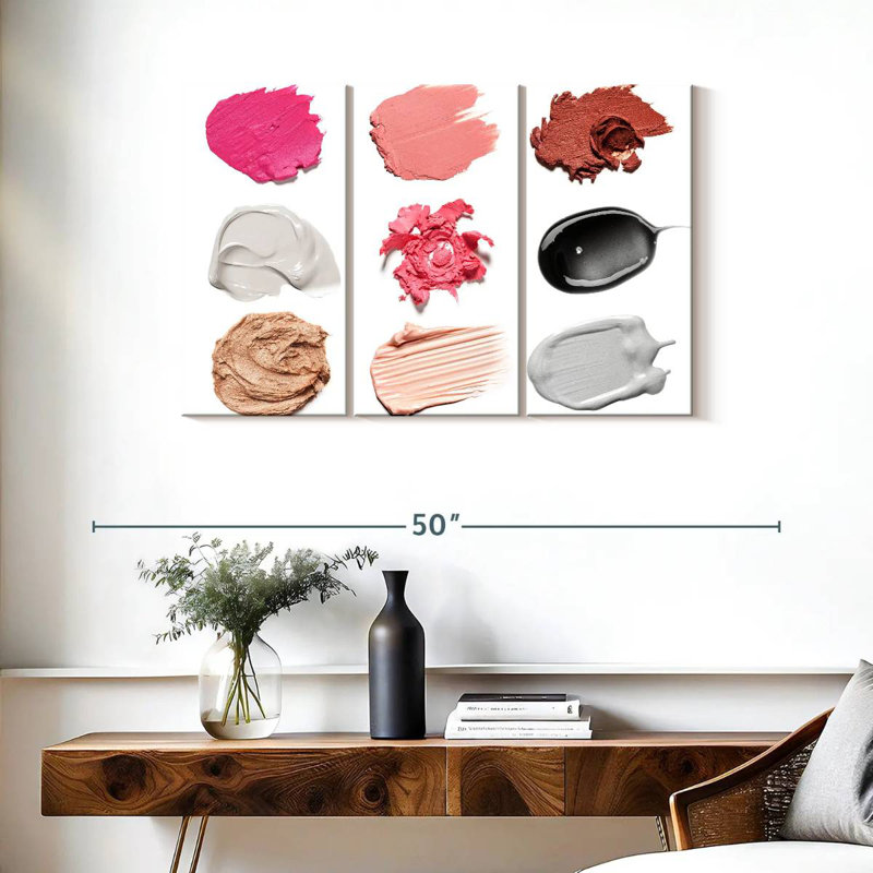 Shuttleworth Makeup Swatches, 24" H x 38" W
