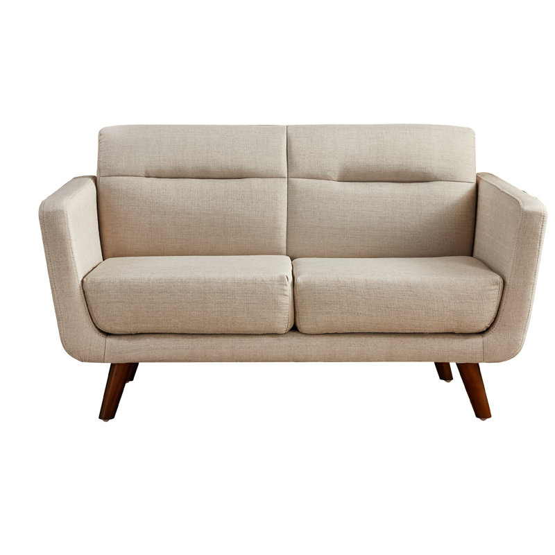 Upholstered 51.2'' Loveseat, Beige