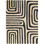Tapis rectangulaire en polypropylène tissé à la machine Brandun