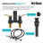 KRAUS Indy Centerset Bathroom Faucet With 2 Handles, Pop Up Drain And Supply Lines-107426065