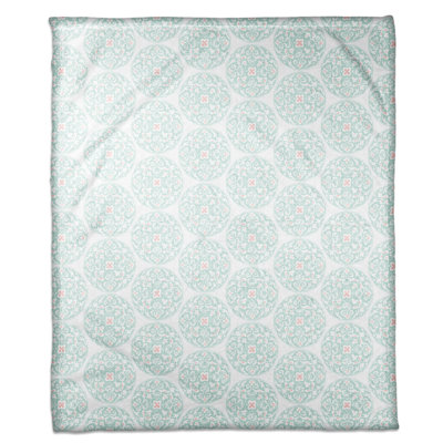 Morrocan Circle Hand Woven Throw Blanket
