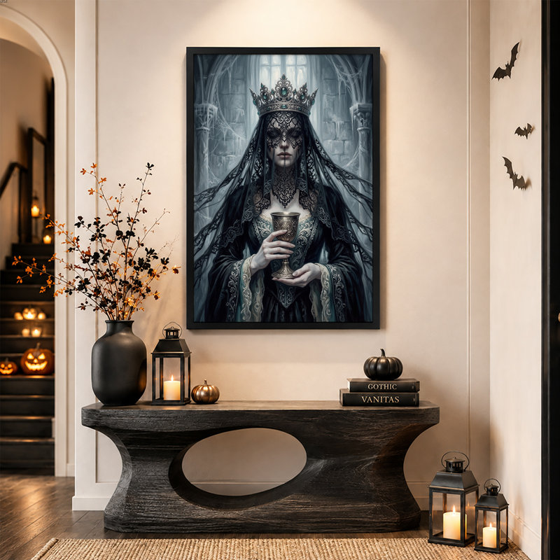 Art gothique sur toile gothique, H 36 po x l 24 po