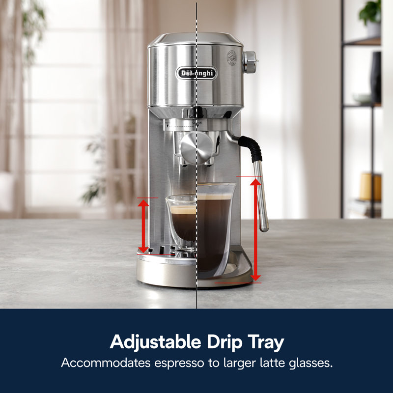 Espresso Machine Cold Brew Maker with Milk Frother, Stainless