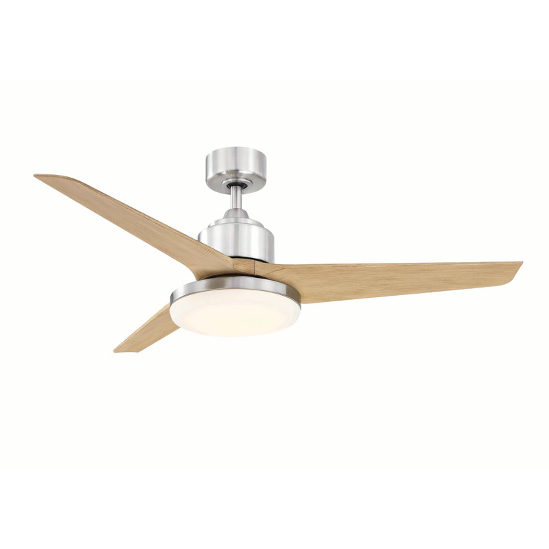 TriAire Ceiling Fan 12 inch Correlated Color Temperature (CCT) Select LED Light Kit - Brushed Nickel, Brushed Nickel