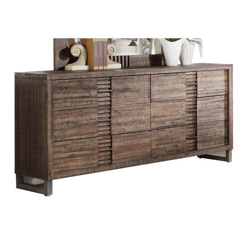 Commode double 6 tiroirs Kaylanne