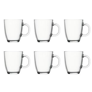 Large Grand Ceramic White Mugs for Cappuccino, Coffee, Latte, Cereal, Ice  Cream, Etc., Set of 4, White, 22oz