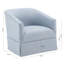 Chaise pivotante à jupe Earl Sky