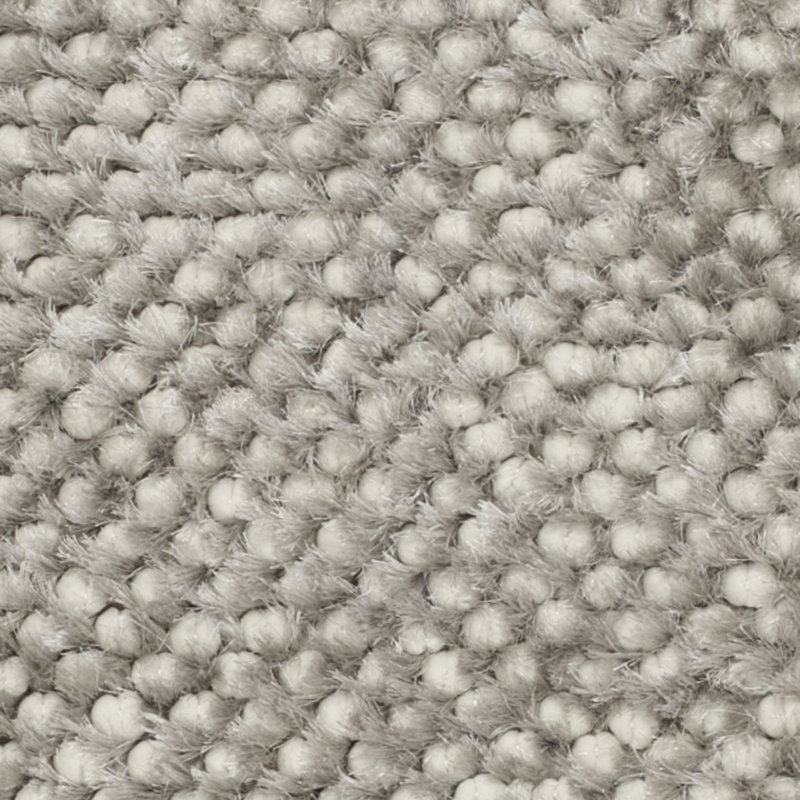 Delane Handwoven Flatweave Silver Area Rug, Rectangle 4' x 6'